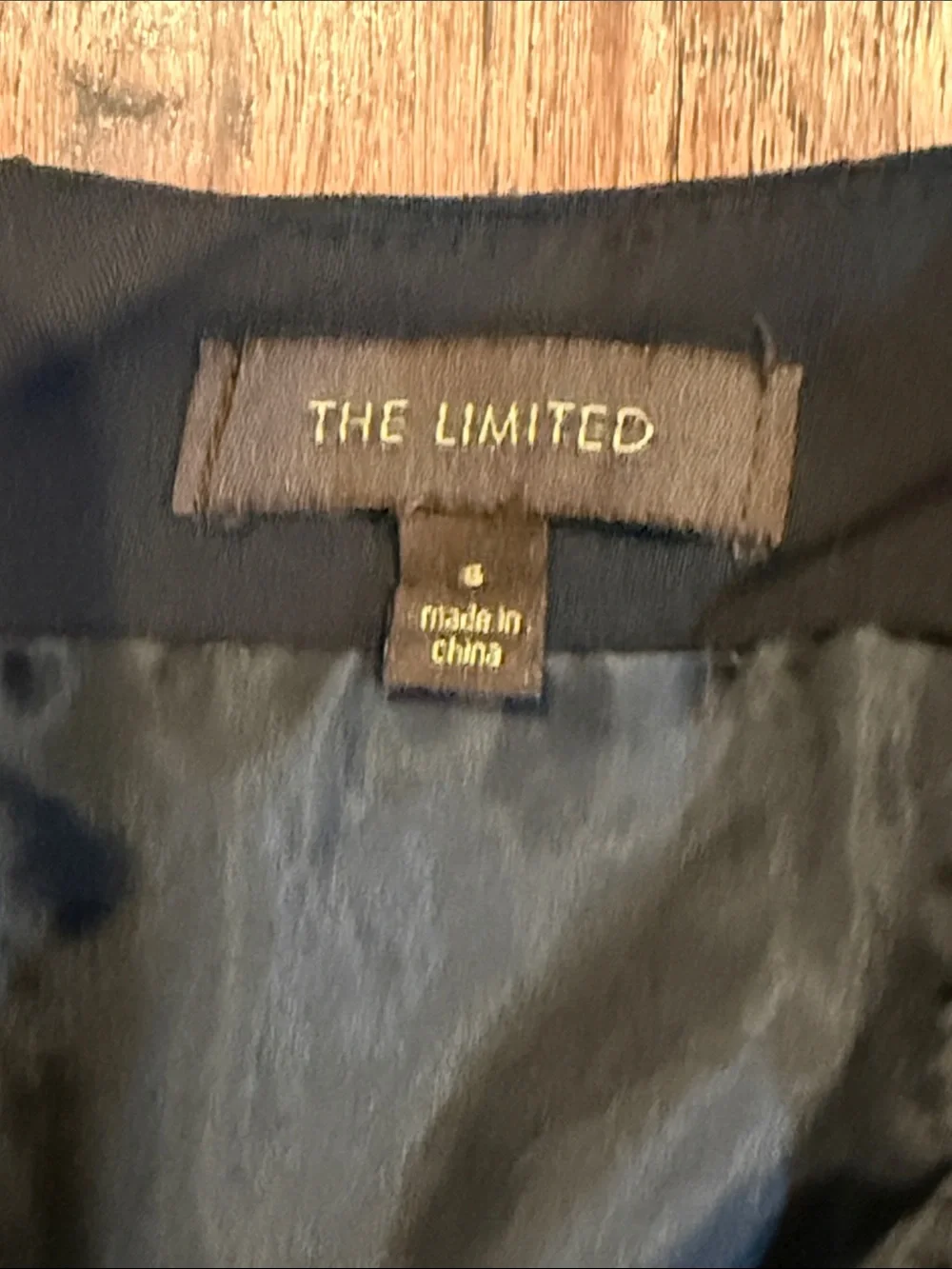 Size 6 The Limited Black Mini Pencil Skirt